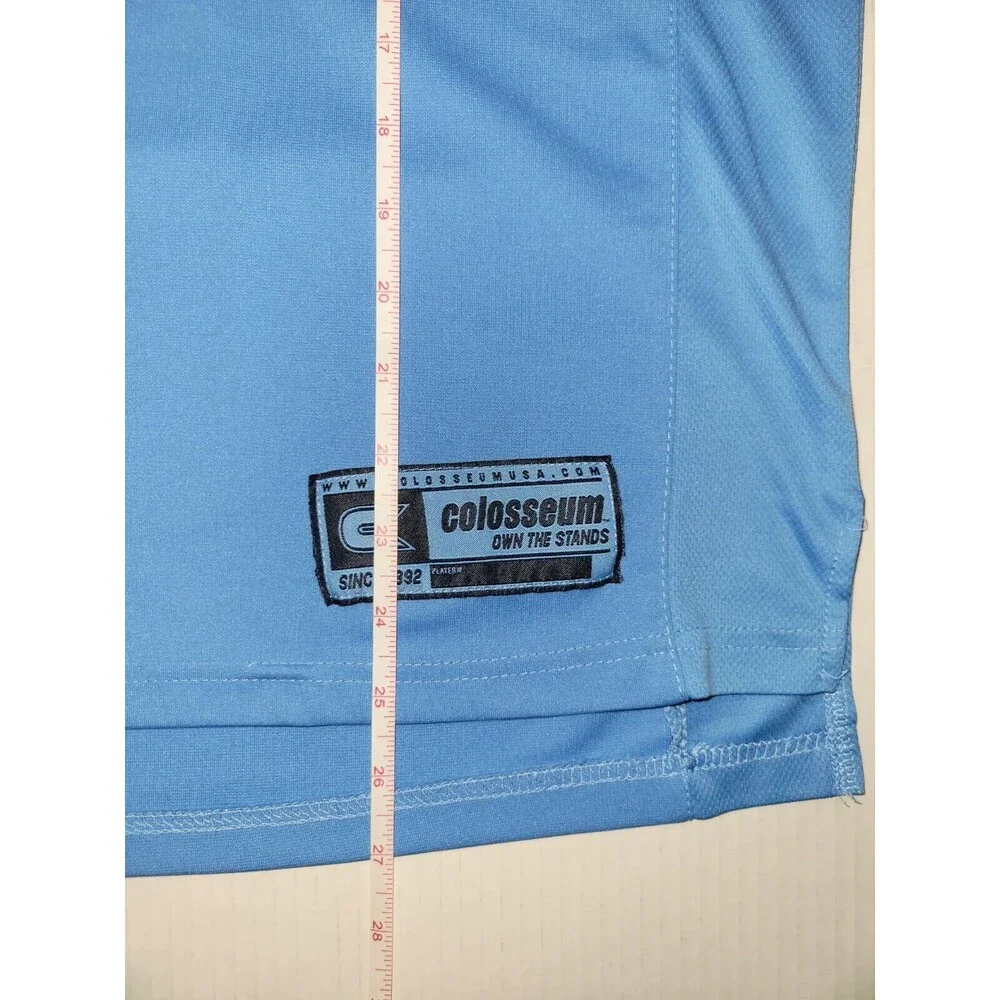 Youth North Carolina Tar Heels NCAA Footbal Jersey Colosseum Baby Blue #1 Size S